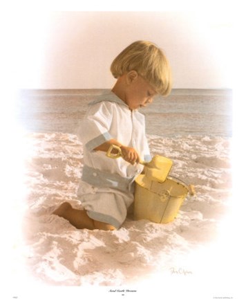 Framed Sand Castle Dreams(L) Print