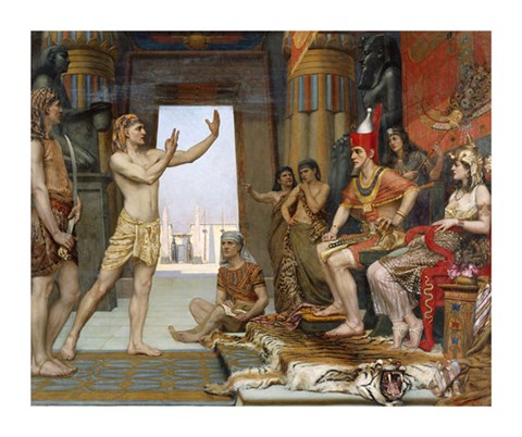 Framed Joseph Interpreting Pharaoh's Dream Print