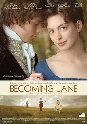 Framed Becoming Jane Movie Print