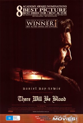 Framed There Will Be Blood 8 Academy Awards Print