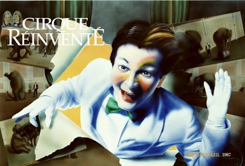 Framed Cirque du Soleil - Le Cirque Reinvente, c.1987 Print
