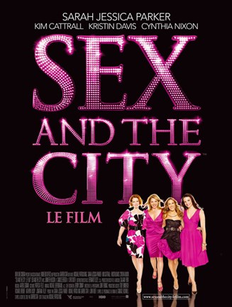 Framed Sex and The City: The Movie - Le Film Print
