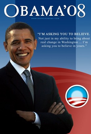 Framed Barack Obama - I&#39;m Asking You Print