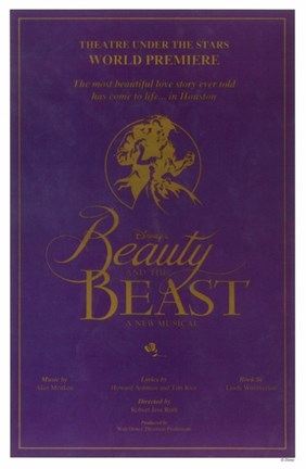 Framed Beauty and The Beast (Broadway) Print