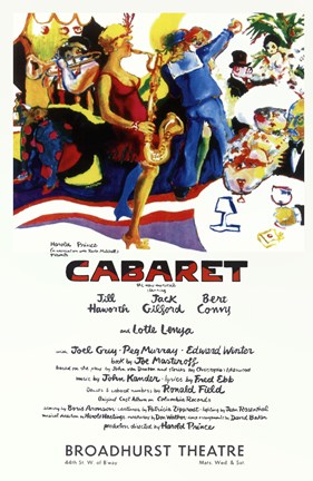Framed Cabaret (Broadway) Colorful Print