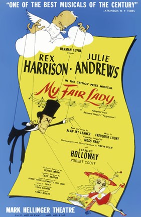 Framed My Fair Lady (Broadway) Print