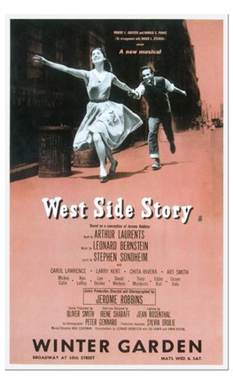 Framed West Side Story (Broadway) Print