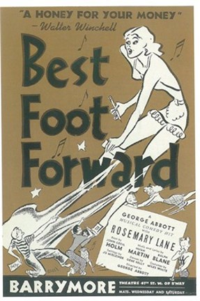 Framed Best Foot Forward (Broadway) Print