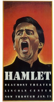 Framed Hamlet (Broadway) Print