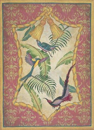 Framed Aviary I Print