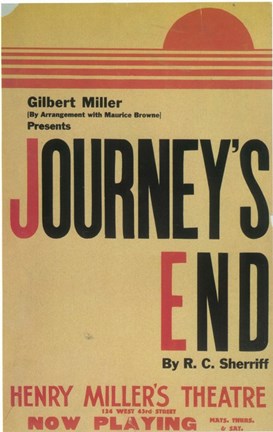 Framed Journey&#39;s End (Broadway) Print