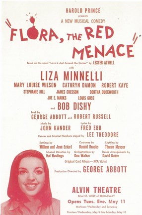 Framed Flora the Red Menace (Broadway) Print
