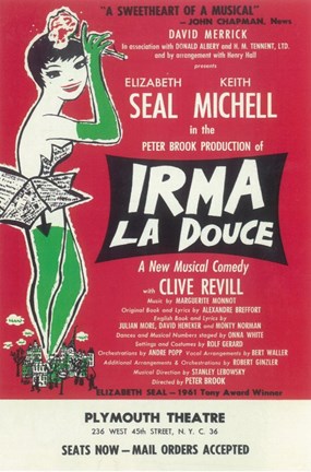 Framed Irma La Douce (Broadway) - The Sweetheart of Musical Print