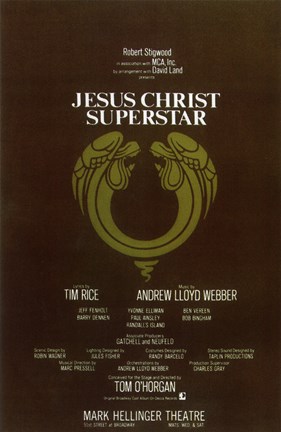 Framed Jesus Christ Superstar (Broadway) Print