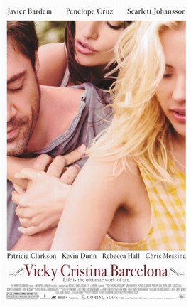 Framed Vicky Cristina Barcelona Print