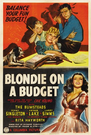 Framed Blondie on a Budget Print