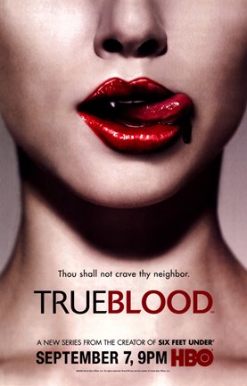 Framed True Blood (TV) Thou Shall Not Crave Thy Neighbor Print