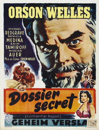 Framed Mr. Arkadin - Orson Welles Print