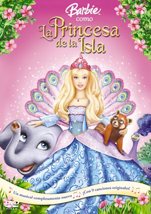 Framed Barbie as the Island Princess Print