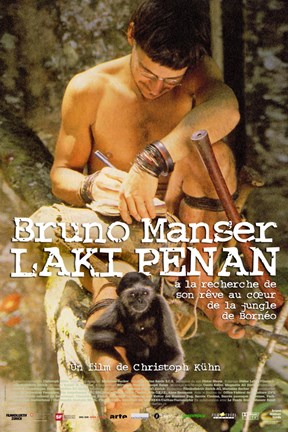 Framed Bruno Manser - Laki Penan Print