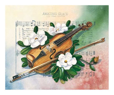 Framed Amazing Grace(L) Print