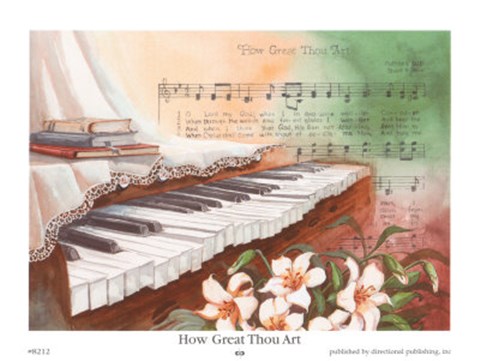 Framed How Great Thou Art(S) Print