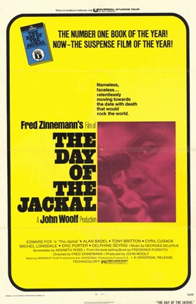 Framed Day of the Jackal Film Print