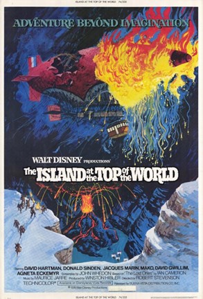 Framed Island at the Top of the World Print