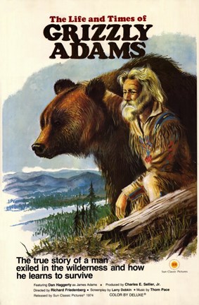 Framed Life and Times of Grizzly Adams Print