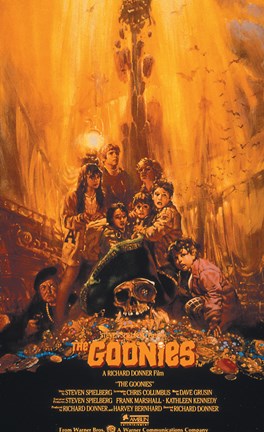 Framed Goonies - Yellow Print