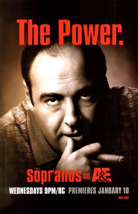 Framed Sopranos - the power Print
