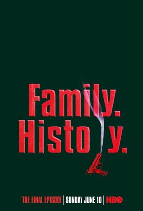 Framed Sopranos - Family History Print