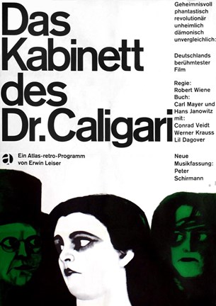 Framed Cabinet of Dr. Caligari Print