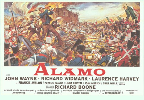 Framed Alamo Battlefield Print