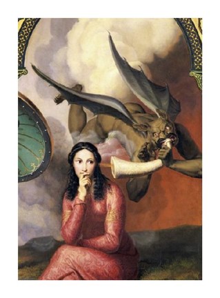 Framed Good and Evil (Detail) Print