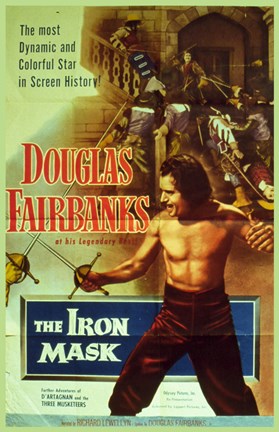 Framed Iron Mask - Douglas Fairbanks Print