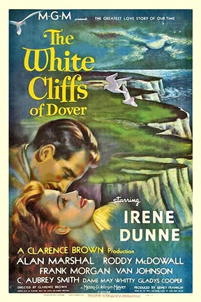 Framed White Cliffs of Dover (movie poster) Print