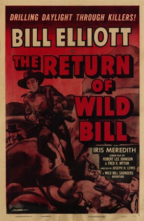 Framed Return of Wild Bill Print