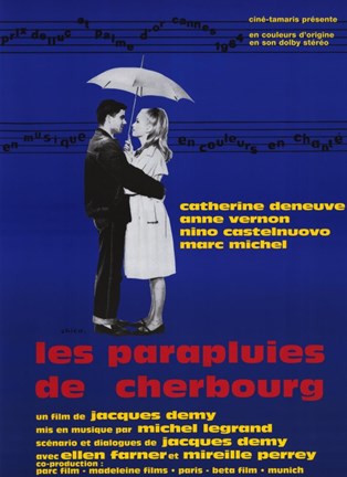 Framed Umbrellas of Cherbourg (french) Print