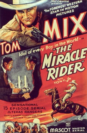Framed Miracle Rider Tom Mix The Miracle Rider Print