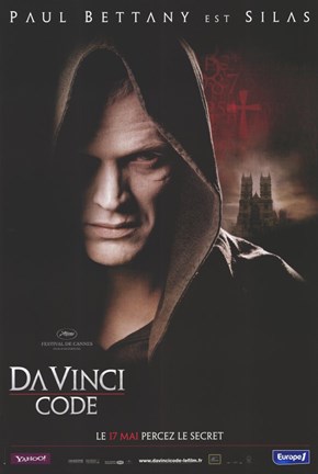 Framed Da Vinci Code Paul Bettany est Silas French Print