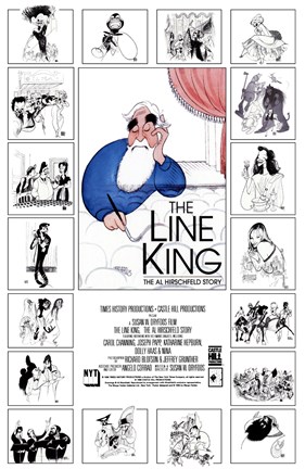 Framed Line King: The Al Hirschfeld Story Print