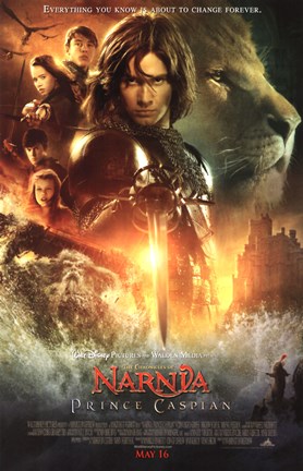 Framed Chronicles of Narnia: Prince Caspian characters Print