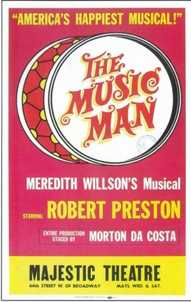 Framed Music Man (Broadway) Print