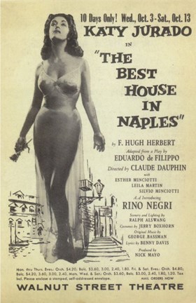 Framed (Broadway) Best House in Naples Print