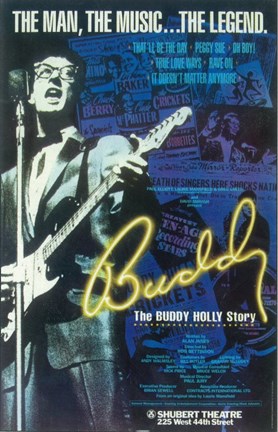 Framed (Broadway) Buddy Holly Story Print
