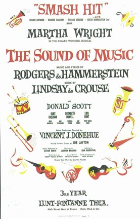 Framed Sound of Music (Broadway) Print