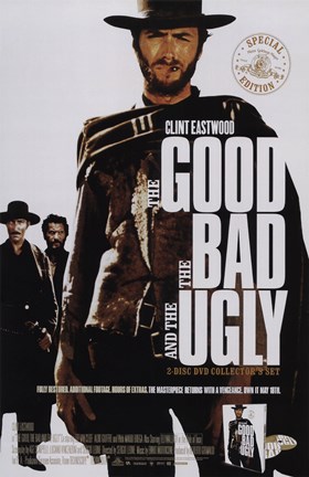 Framed Good, The Bad, and the Ugly Clint Eastwood Print