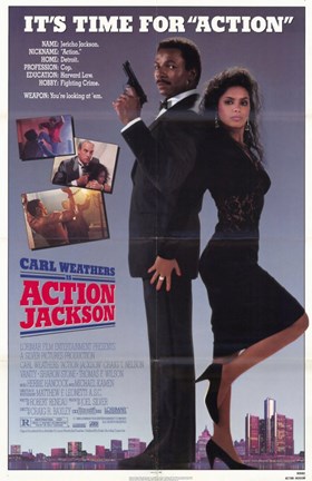 Framed Action Jackson - back to back Print