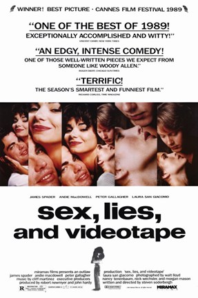 Framed Sex Lies and Videotape Print